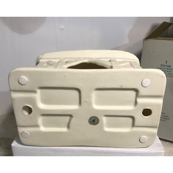 Partylite Tealight Holder Nativity Scene O Holy Night Porcelain Candle Holder W - Picture 7 of 13